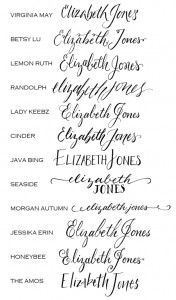 Esque Script : Nashville Based CalligraphyEsque Script Calligraphy ...