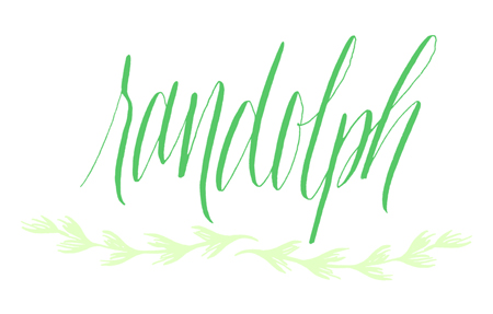 Randolph Calligraphy Script